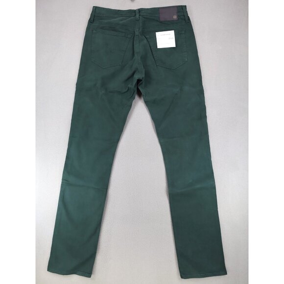 Adriano‎ Goldschmied The Everett Sueded Stretch Sateen Pants Green Men's 31X34 - Picture 4 of 9